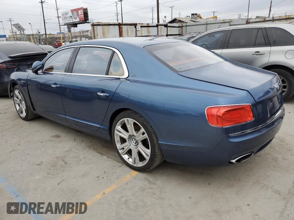 2014 Bentley Flying Spur with VIN SCBEC9ZA7EC088678, listed as a Copart auction lot 53692905 with 45,362 mi miles and Salvage Title. Bid and sale history available at DreamBid. Image 2.