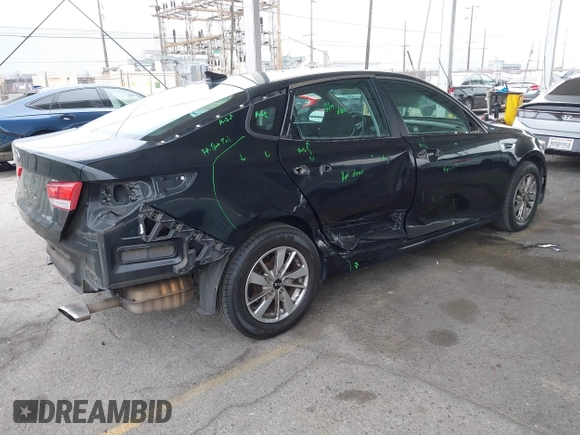 2016 Kia Optima LX with VIN 5XXGT4L32GG098976, listed as a IAAI auction lot 42569828 with 101,973 mi miles and . Bid and sale history available at DreamBid. Image 4.