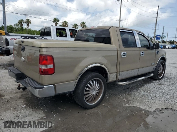 2007 Ford F-150 XLT with VIN 1FTPW12V77FA65348, listed as a Copart auction lot 59727355 with 146,566 mi miles and Salvage title. Bid and sale history available at DreamBid. Image 3.