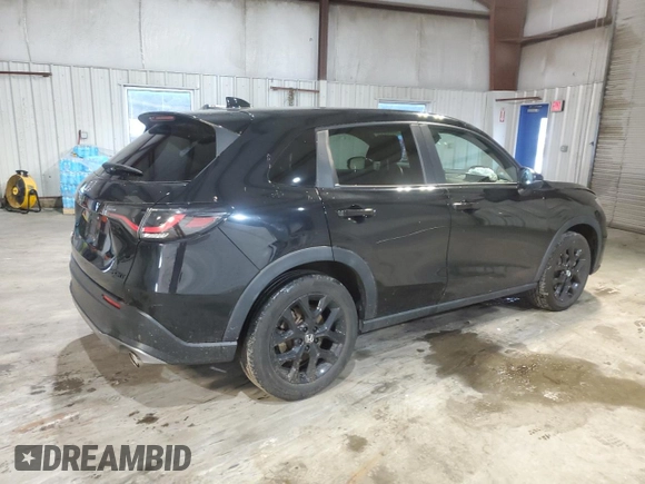 2023 Honda HR-V Sport with VIN 3CZRZ2H58PM703145, listed as a Copart auction lot 60353815 with 33,733 mi miles and Salvage title. Bid and sale history available at DreamBid. Image 3.