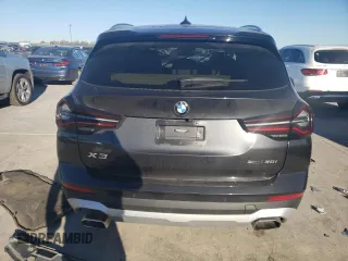 2022 BMW X3 sDrive30i with VIN WBX47DP02NN155639, listed as a Copart auction lot 84399294 with Not Provided miles and Salvage Title. Bid and sale history available at DreamBid. Image 6.