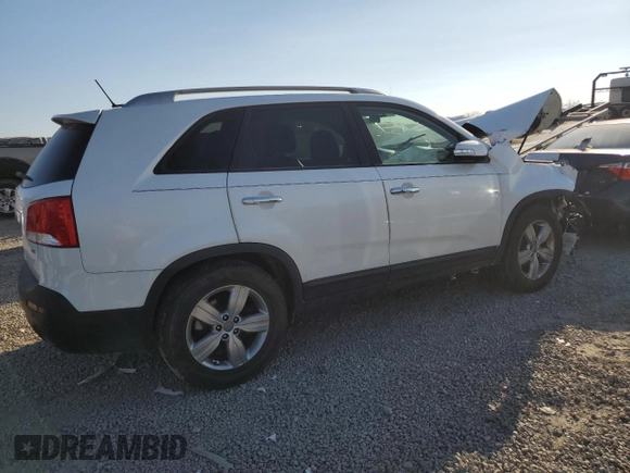 2013 Kia Sorento EX with VIN 5XYKUCA66DG385064, listed as a Copart auction lot 46798695 with 0 mi miles and Salvage Title. Bid and sale history available at carsss.com. Image 3.