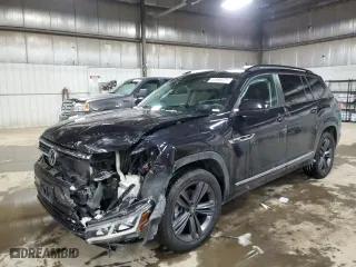 2021 Volkswagen Atlas 3.6L V6 SE w/Technology R-Line with VIN 1V2RR2CA0MC570550, listed as a Copart auction lot 44996925 with 65,149 mi miles and Salvage Title. Bid and sale history available at carsss.com. Image 1.