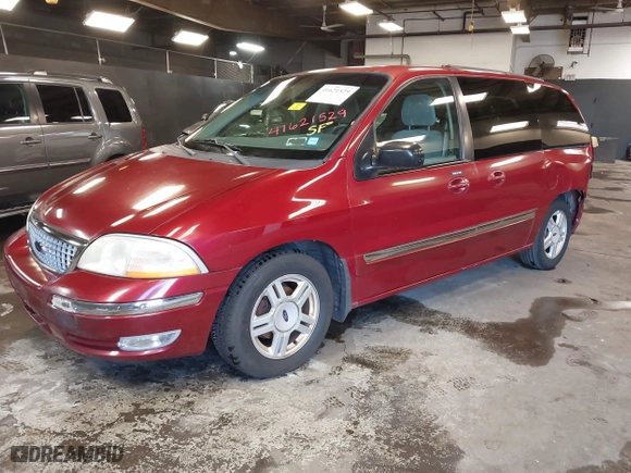 2002 Ford Windstar Wagon SE with VIN 2FMZA52442BB60882, listed as a IAAI auction lot 41621529 with 136,753 mi miles. Bid and sale history available at carsss.com. Image 18.