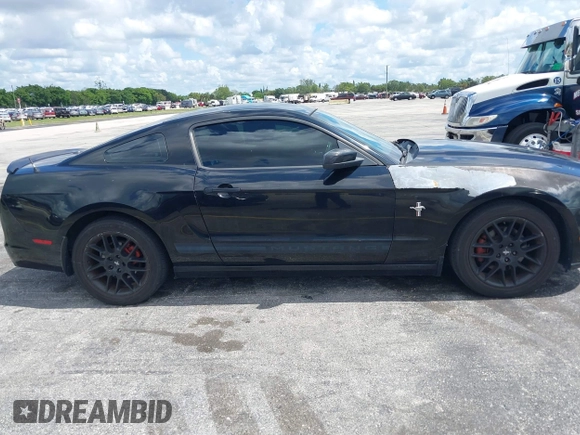 2013 Ford Mustang V6 with VIN 1ZVBP8AM5D5263496, listed as a IAAI auction lot 42580278 with 107,040 mi miles and . Bid and sale history available at DreamBid. Image 13.