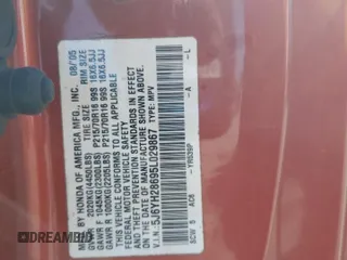 2005 Honda Element EX with VIN 5J6YH28695L029867, listed as a Copart auction lot 46743975 with 244,334 mi miles and Clean Title. Bid and sale history available at DreamBid. Image 13.