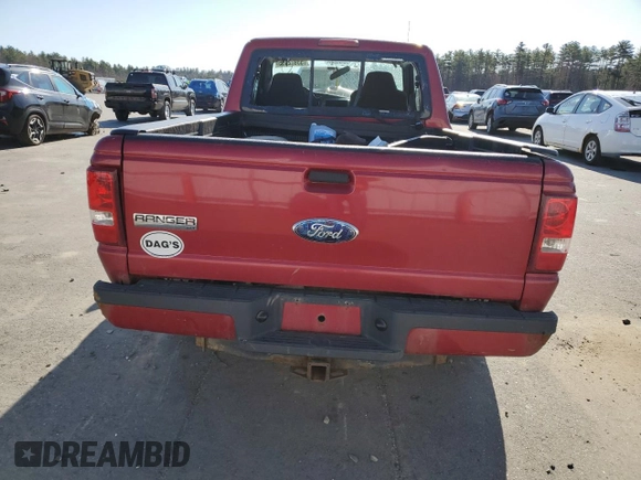 2009 Ford Ranger XL with VIN 1FTYR14D29PA22825, listed as a Copart auction lot 53922095 with 0 mi miles and Clean Title. Bid and sale history available at carsss.com. Image 6.