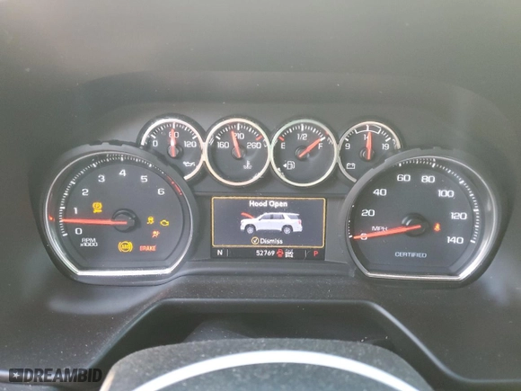 2022 Chevrolet Tahoe Commercial with VIN 1GNSKLED6NR154657, listed as a Copart auction lot 75479404 with 52,769 mi miles and Salvage Title. Bid and sale history available at carsss.com. Image 9.