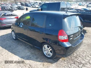 2008 Honda Fit Sport with VIN JHMGD38658S034124, listed as a IAAI auction lot 38975373 with 202,822 mi miles. Bid and sale history available at carsss.com. Image 3.