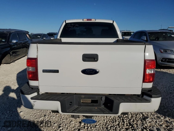 2006 Ford F-150 STX with VIN 1FTRF02W86KD93024, listed as a Copart auction lot 84327634 with 153,529 mi miles and Salvage Title. Bid and sale history available at carsss.com. Image 6.