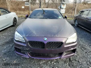 2016 BMW 6 Series 650i xDrive with VIN WBA6D6C59GG387896, listed as a Copart auction lot 50158365 with 0 mi miles and Salvage Title. Bid and sale history available at carsss.com. Image 5.