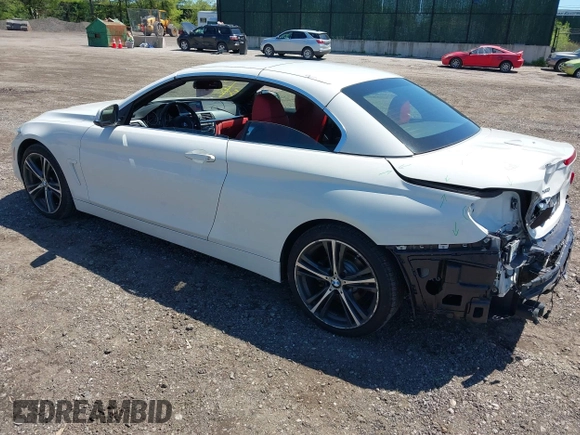 2018 BMW 4 Series 430i xDrive with VIN WBA4Z3C58JEC56455, listed as a IAAI auction lot 42198338 with 75,737 mi miles and . Bid and sale history available at DreamBid. Image 3.