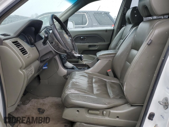 2006 Honda Pilot EX-L with VIN 2HKYF18716H530224, listed as a Copart auction lot 45925625 with 333,299 mi miles and Salvage Title. Bid and sale history available at DreamBid. Image 7.
