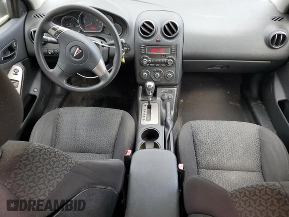 2008 Pontiac G6 with VIN 1G2ZG57B684130798, listed as a Copart auction lot 56187935 with 131,069 mi miles and Salvage title. Bid and sale history available at DreamBid. Image 8.