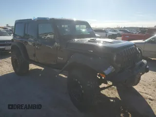 2020 Jeep Wrangler Unlimited Recon with VIN 1C4HJXFN0LW263201, listed as a Copart auction lot 85422434 with 73,405 mi miles and Salvage title. Bid and sale history available at DreamBid. Image 4.
