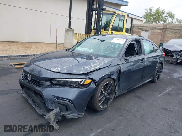 2023 Honda Civic Sport with VIN 2HGFE2F50PH542989, listed as a IAAI auction lot 42184805 with Not provided miles and . Bid and sale history available at DreamBid. Image 6.