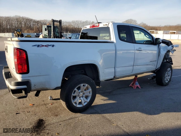 2022 Chevrolet Colorado 4WD LT with VIN 1GCHTCEA9N1120748, listed as a Copart auction lot 84908534 with 46,884 mi miles and Clean Title. Bid and sale history available at carsss.com. Image 3.