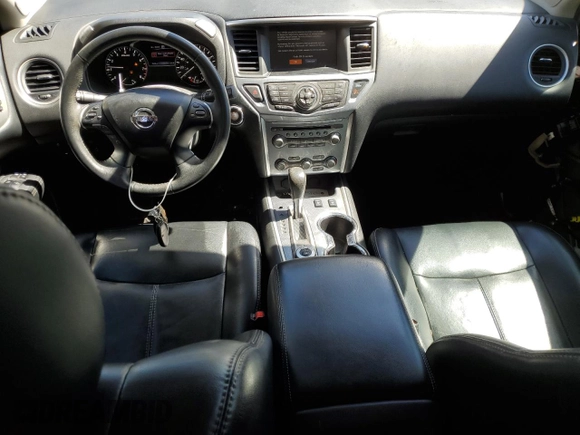 2017 Nissan Pathfinder SL with VIN 5N1DR2MM3HC646459, listed as a Copart auction lot 50371155 with 72,420 mi miles and Salvage Title. Bid and sale history available at DreamBid. Image 8.