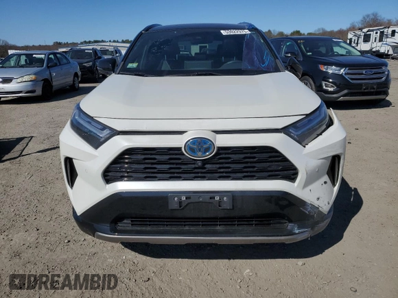2022 Toyota RAV4 Hybrid XSE with VIN 4T3E6RFV5NU080667, listed as a Copart auction lot 53022975 with 72,721 mi miles and Salvage title. Bid and sale history available at DreamBid. Image 5.