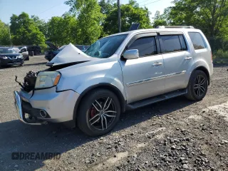 2013 Honda Pilot Touring with VIN 5FNYF4H98DB056271, listed as a Copart auction lot 62401355 with Not provided miles and Salvage title. Bid and sale history available at DreamBid. Image 1.