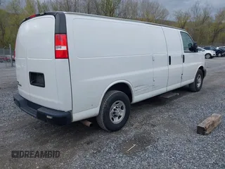 2019 Chevrolet Express Cargo Van with VIN 1GCZGHFG7K1209948, listed as a IAAI auction lot 42038244 with 249,167 mi miles. Bid and sale history available at carsss.com. Image 4.