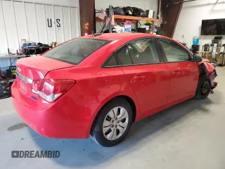 2015 Chevrolet Cruze LS with VIN 1G1PA5SH2F7128339, listed as a Copart auction lot 46912665 with 121,497 mi miles and Clean Title. Bid and sale history available at DreamBid. Image 3.
