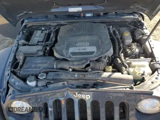 2018 Jeep Wrangler JK Unlimited Rubicon with VIN 1C4BJWFG9JL840582, listed as a Copart auction lot 73064054 with 47,590 mi miles and Salvage Title. Bid and sale history available at carsss.com. Image 13.