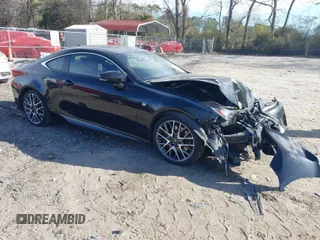 2015 Lexus RC 350 F Sport z VIN JTHHE5BC8F5001352, wystawiony jako IAAI lot #41678046 z przebiegiem 76 494 mil mil oraz . Historia ofert i sprzedaży dostępna na DreamBid. Obrazek 1.