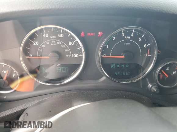 2017 Jeep Wrangler Unlimited Sport with VIN 1C4HJWDG5HL597733, listed as a Copart auction lot 59278195 with 99,156 mi miles and Salvage title. Bid and sale history available at DreamBid. Image 9.