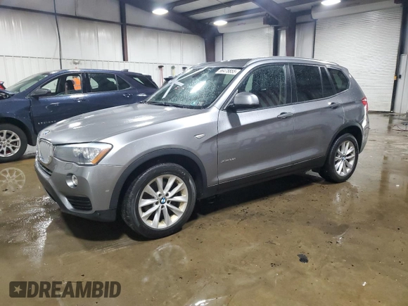 2016 BMW X3 xDrive28i z VIN 5UXWX9C55G0D78148, wystawiony jako Copart lot #56478855 z przebiegiem 88 799 mil mil oraz Szkoda całkowita • Salvage title. Historia ofert i sprzedaży dostępna na DreamBid. Obrazek 1.