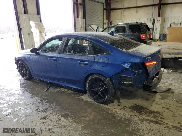 2023 Honda Civic Sedan Sport with VIN 2HGFE2F53PH518895, listed as a Copart auction lot 44907555 with 24,464 mi miles and Salvage Title. Bid and sale history available at carsss.com. Image 2.