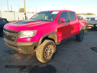 2018 Chevrolet Colorado 4WD ZR2 with VIN 1GCGTEEN7J1155034, listed as a IAAI auction lot 41157795 with 54,005 mi miles. Bid and sale history available at carsss.com. Image 17.