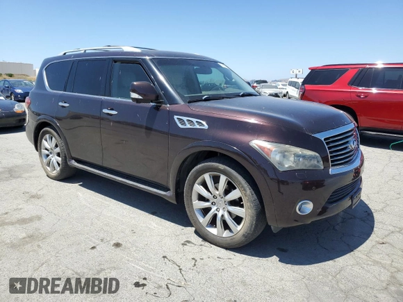2012 Infiniti QX56 8-passenger z VIN JN8AZ2NC0C9316897, wystawiony jako Copart lot #57865465 z przebiegiem 96 031 mil mil oraz Czysty tytuł • Clean title. Historia ofert i sprzedaży dostępna na DreamBid. Obrazek 4.
