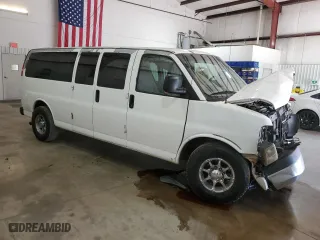 2010 Chevrolet Express Passenger LT with VIN 1GA2G1DG7A1152928, listed as a Copart auction lot 75759984 with 335,957 mi miles and Salvage Title. Bid and sale history available at carsss.com. Image 4.