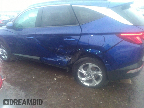 2022 Hyundai Tucson SEL with VIN 5NMJBCAE0NH081342, listed as a IAAI auction lot 41118168 with 35,023 mi miles and . Bid and sale history available at DreamBid. Image 6.