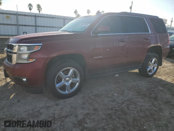 2016 Chevrolet Tahoe LT z VIN 1GNSCBKC9GR475615, wystawiony jako Copart lot #43377665 z przebiegiem 167 473 mil mil oraz Szkoda całkowita • Salvage title. Historia ofert i sprzedaży dostępna na DreamBid. Obrazek 1.
