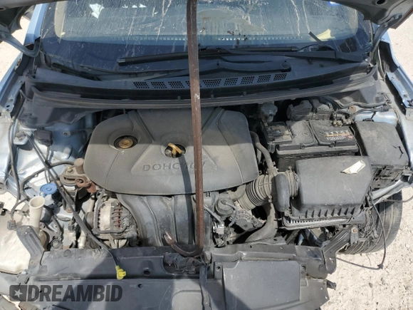2013 Hyundai Elantra Limited with VIN KMHDH4AE3DU773485, listed as a Copart auction lot 53815265 with Not Provided miles and Salvage Title. Bid and sale history available at DreamBid. Image 12.
