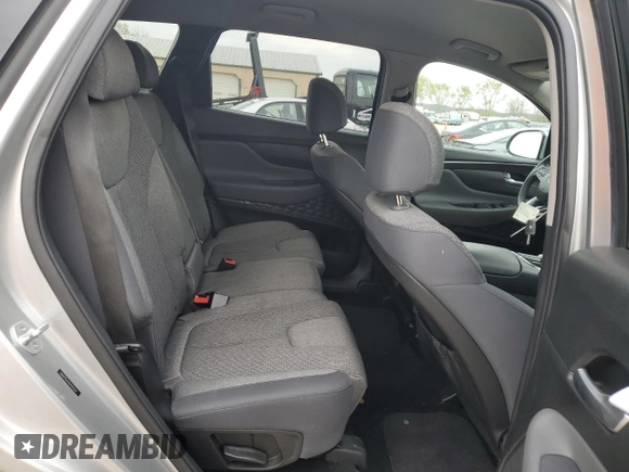 2021 Hyundai Santa Fe SE with VIN 5NMS1DAJ1MH357634, listed as a Copart auction lot 53699525 with 51,833 mi miles and Salvage title. Bid and sale history available at DreamBid. Image 11.