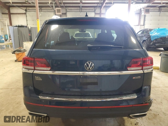 2021 Volkswagen Atlas SEL with VIN 1V2BP2CAXMC588304, listed as a Copart auction lot 53980394 with 41,743 mi miles and . Bid and sale history available at DreamBid. Image 6.