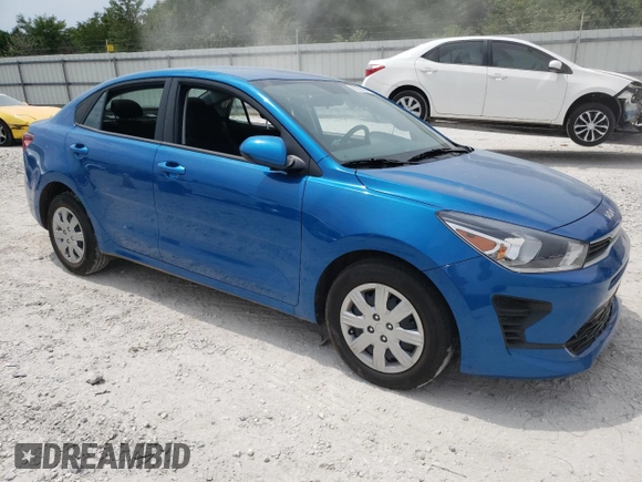2023 Kia Rio S with VIN 3KPA24AD2PE623368, listed as a Copart auction lot 66708084 with 9,442 mi miles and Salvage Title. Bid and sale history available at carsss.com. Image 4.