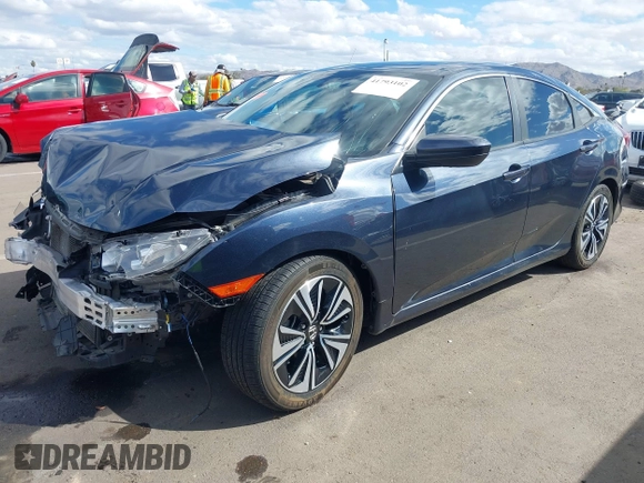 2017 Honda Civic Sedan EX-T with VIN 19XFC1F32HE010587, listed as a IAAI auction lot 41793102 with 98,724 mi miles. Bid and sale history available at carsss.com. Image 17.