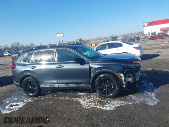 2024 Honda CR-V Sport with VIN 7FARS5H55RE031391, listed as a IAAI auction lot 41662628 with 16,140 mi miles and . Bid and sale history available at DreamBid. Image 13.