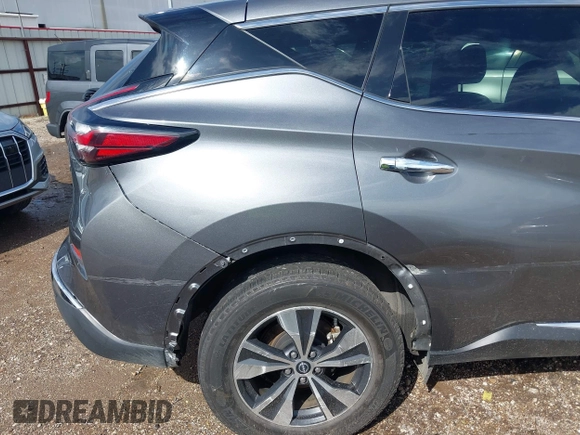 2023 Nissan Murano SV z VIN 5N1AZ2BJ6PC140912, wystawiony jako IAAI lot #42684601 z przebiegiem 52 272 mil mil oraz . Historia ofert i sprzedaży dostępna na DreamBid. Obrazek 20.