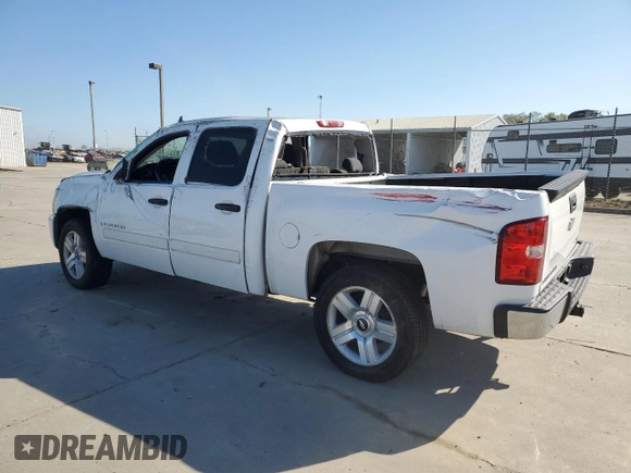 2007 Chevrolet Silverado 1500 LT w/1LT with VIN 3GCEC13037G551592, listed as a Copart auction lot 50569975 with 123,683 mi miles and Salvage Title. Bid and sale history available at carsss.com. Image 2.