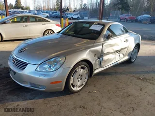 2002 Lexus SC 430 with VIN JTHFN48Y520030044, listed as a IAAI auction lot 41557135 with NaN miles. Bid and sale history available at carsss.com. Image 17.