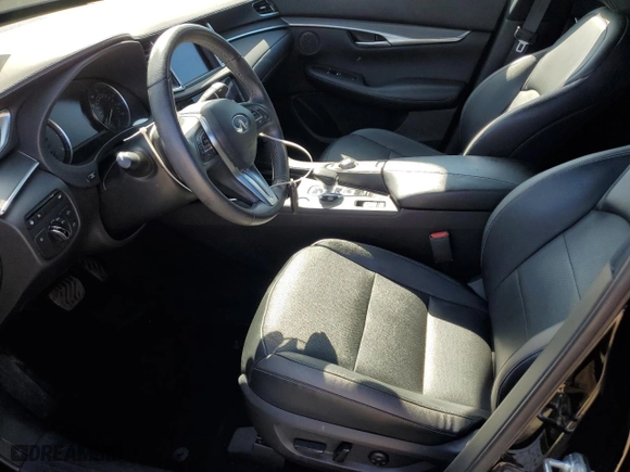 2022 Infiniti QX50 LUXE with VIN 3PCAJ5BB0NF113033, listed as a Copart auction lot 71953474 with 25,233 mi miles and Salvage Title. Bid and sale history available at carsss.com. Image 7.