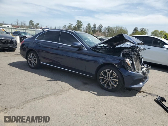 2018 Mercedes-Benz C 300 z VIN WDDWF4KBXJR314448, wystawiony jako Copart lot #53914345 z przebiegiem 107 990 mil mil oraz Szkoda całkowita • Salvage title. Historia ofert i sprzedaży dostępna na DreamBid. Obrazek 4.