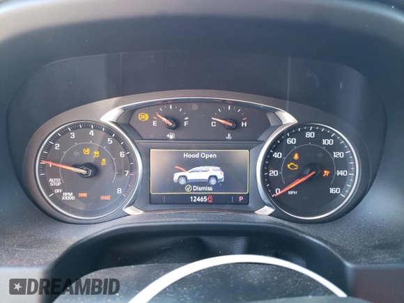 2023 GMC Acadia SLT with VIN 1GKKNMLS9PZ206975, listed as a Copart auction lot 88037685 with 12,465 mi miles and Salvage Title. Bid and sale history available at DreamBid. Image 9.