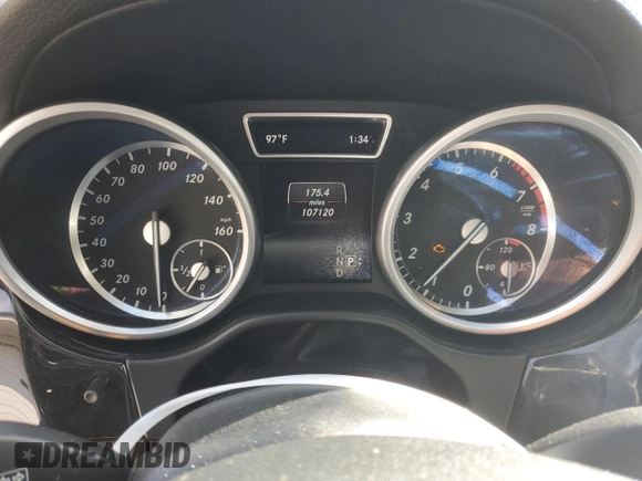2016 Mercedes-Benz GL with VIN 4JGDF6EE5GA642981, listed as a Copart auction lot 77131294 with 107,120 mi miles and Clean Title. Bid and sale history available at carsss.com. Image 9.