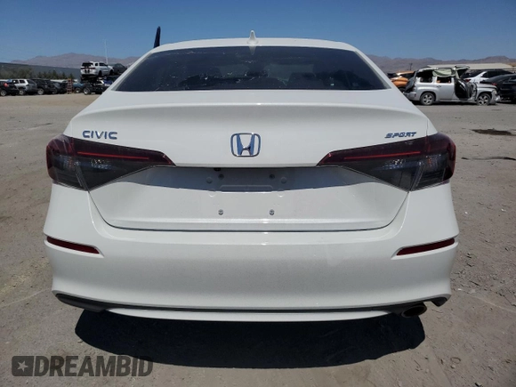 2025 Honda Civic Sport z VIN 2HGFE2F54SH513231, wystawiony jako Copart lot #52586085 z przebiegiem 6 046 mil mil oraz Szkoda całkowita • Salvage title. Historia ofert i sprzedaży dostępna na DreamBid. Obrazek 6.